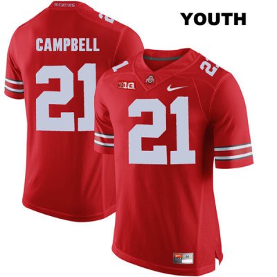 Youth NCAA Ohio State Buckeyes Parris Campbell #21 College Stitched Authentic Nike Red Football Jersey OM20Z21NH